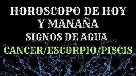 Signo ESCORPIO: HOY y MAÑANA .